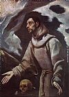 The Ecstasy of St Francis by El Greco